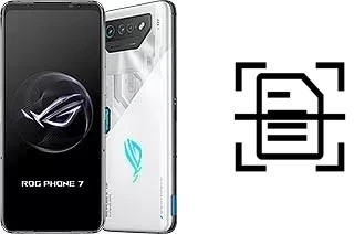 Numériser un document sur un Asus ROG Phone 7