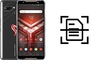 Numériser un document sur un Asus ROG Phone