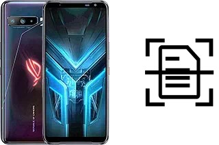 Numériser un document sur un Asus ROG Phone 3 Strix