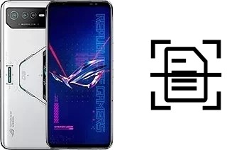 Numériser un document sur un Asus ROG Phone 6 Pro