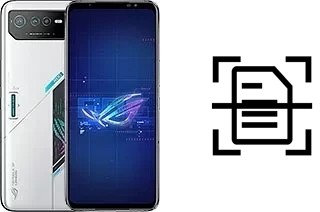 Numériser un document sur un Asus ROG Phone 6