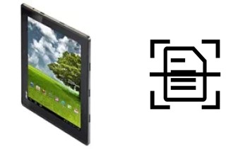 Numériser un document sur un Asus Transformer TF101