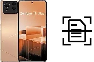 Numériser un document sur un Asus Zenfone 11 Ultra