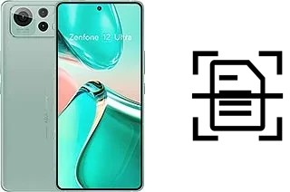 Numériser un document sur un Asus Zenfone 12 Ultra