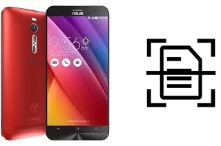 Numériser un document sur un Asus Zenfone 2 ZE550ML