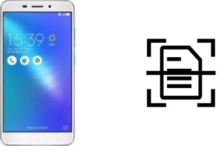 Numériser un document sur un Asus ZenFone 3 Laser