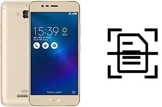 Numériser un document sur un Asus Zenfone 3 Max ZC520TL