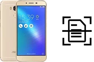 Numériser un document sur un Asus Zenfone 3 Max ZC553KL