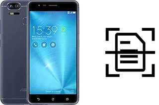 Numériser un document sur un Asus Zenfone 3 Zoom ZE553KL