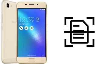 Numériser un document sur un Asus Zenfone 3s Max ZC521TL