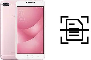 Numériser un document sur un Asus Zenfone 4 Max ZC554KL