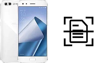 Numériser un document sur un Asus Zenfone 4 Pro ZS551KL