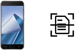 Numériser un document sur un Asus ZenFone 4 Pro