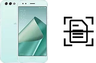 Numériser un document sur un Asus Zenfone 4 ZE554KL