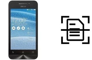 Numériser un document sur un Asus Zenfone 4 (2014)