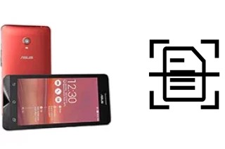 Numériser un document sur un Asus Zenfone 6 A600CG (2014)