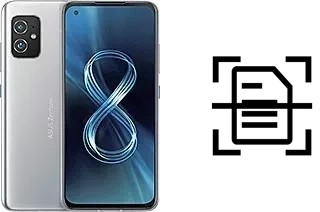 Numériser un document sur un Asus Zenfone 8