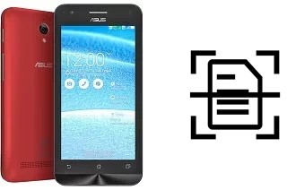 Numériser un document sur un Asus Zenfone C ZC451CG