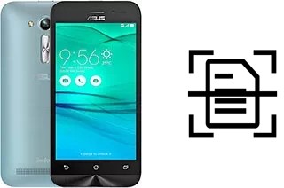 Numériser un document sur un Asus Zenfone Go ZB452KG