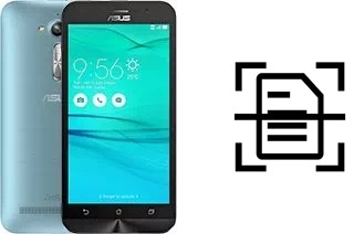 Numériser un document sur un Asus Zenfone Go ZB500KL