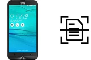 Numériser un document sur un Asus Zenfone Go ZB552KL