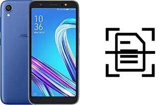 Numériser un document sur un Asus ZenFone Live (L1) ZA550KL