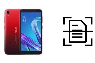 Numériser un document sur un Asus ZenFone Live (L2) SD425