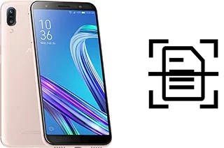 Numériser un document sur un Asus Zenfone Max (M1) ZB555KL