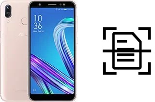 Numériser un document sur un Asus Zenfone Max (M1) ZB556KL