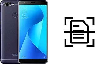 Numériser un document sur un Asus Zenfone Max Plus (M1) ZB570TL