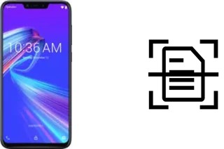 Numériser un document sur un Asus ZenFone Max (M2)