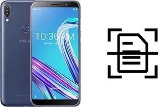 Numériser un document sur un Asus Zenfone Max Pro (M1) ZB601KL