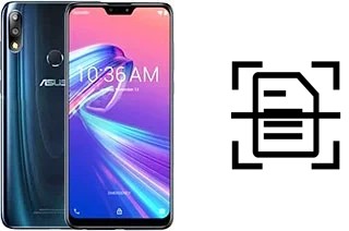 Numériser un document sur un Asus Zenfone Max Pro (M2) ZB631KL