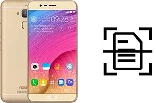 Numériser un document sur un Asus Zenfone Pegasus 3