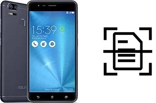 Numériser un document sur un Asus Zenfone Zoom S