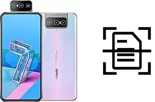 Numériser un document sur un Asus Zenfone 7 ZS670KS