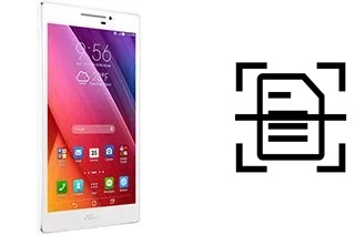 Numériser un document sur un Asus Zenpad 7.0 Z370CG