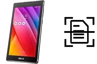 Numériser un document sur un Asus Zenpad C 7.0