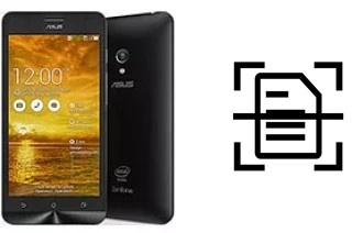 Numériser un document sur un Asus Zenfone 5 Lite A502CG (2014)