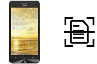 Numériser un document sur un Asus Zenfone 5 A500KL