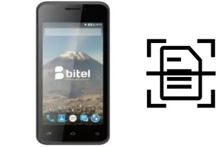 Numériser un document sur un Bitel B8416