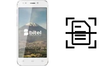 Numériser un document sur un Bitel B8602