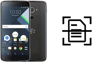 Numériser un document sur un BlackBerry DTEK60