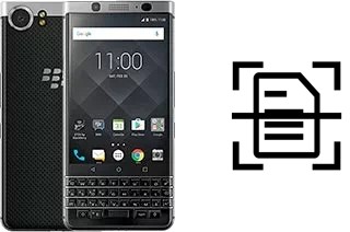 Numériser un document sur un BlackBerry KEYone