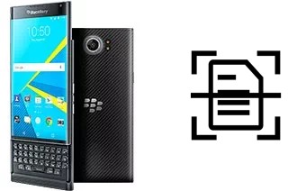 Numériser un document sur un BlackBerry Priv