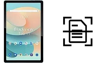 Numériser un document sur un Blackview Tab 11