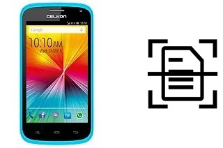 Numériser un document sur un Celkon A407