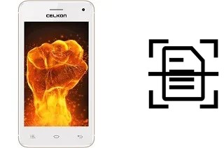 Numériser un document sur un Celkon Q3K Power