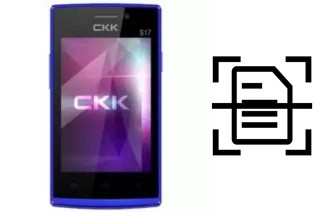 Numériser un document sur un CKK-mobile CKK mobile S17