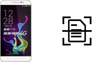 Numériser un document sur un Coolpad Y76